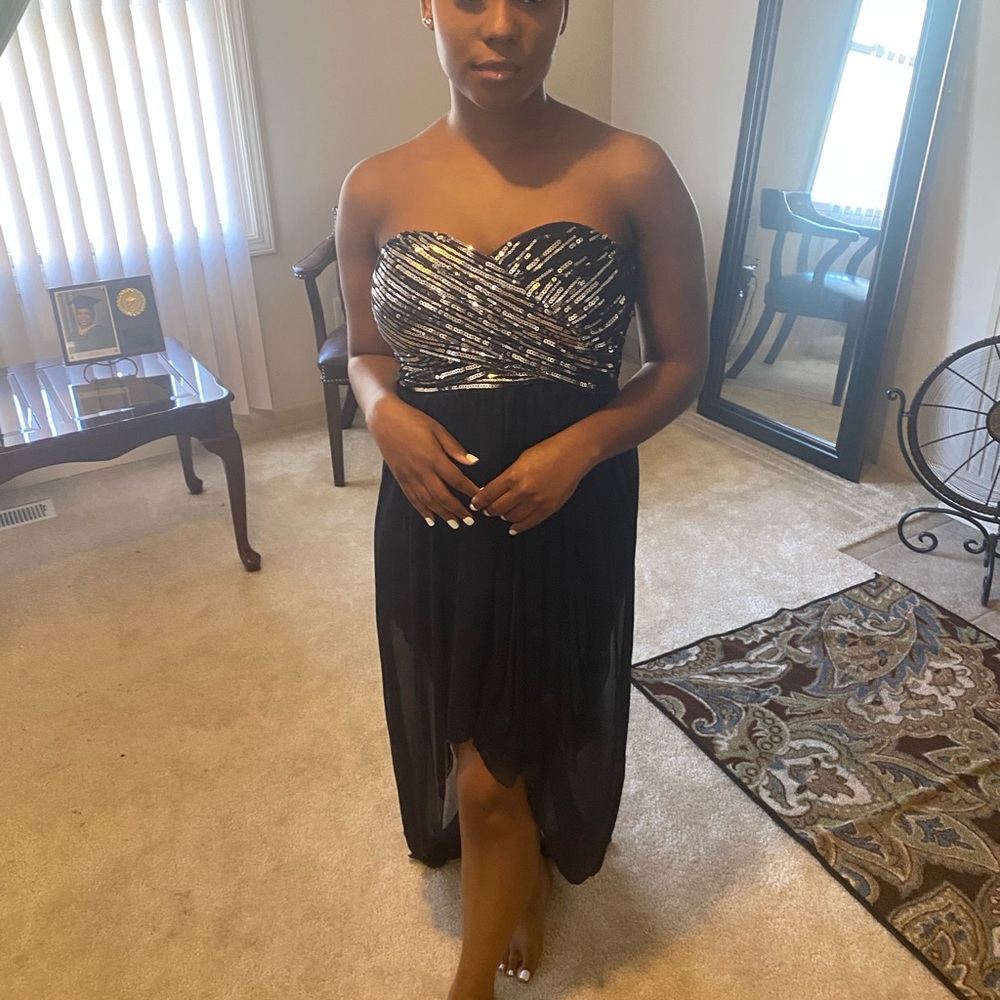 Navy blue dress
